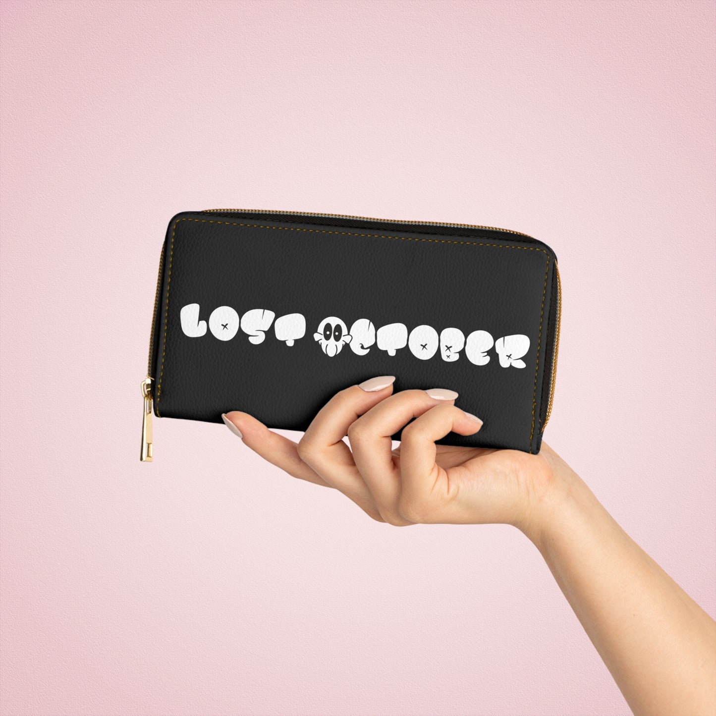 Zipper Wallet - Lost October - Logo