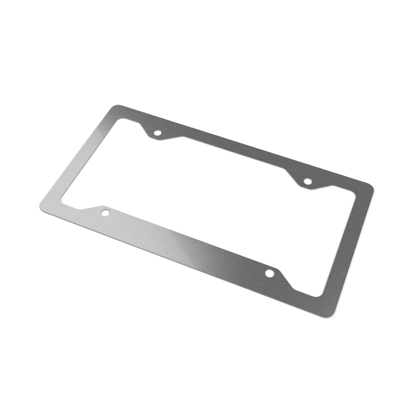Lost October Metal License Plate Frame