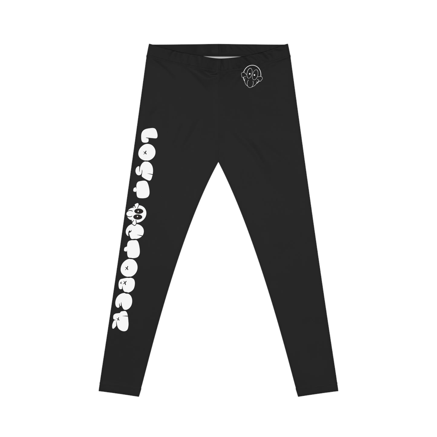 Women's Casual Leggings - Lost October Logo (Black)