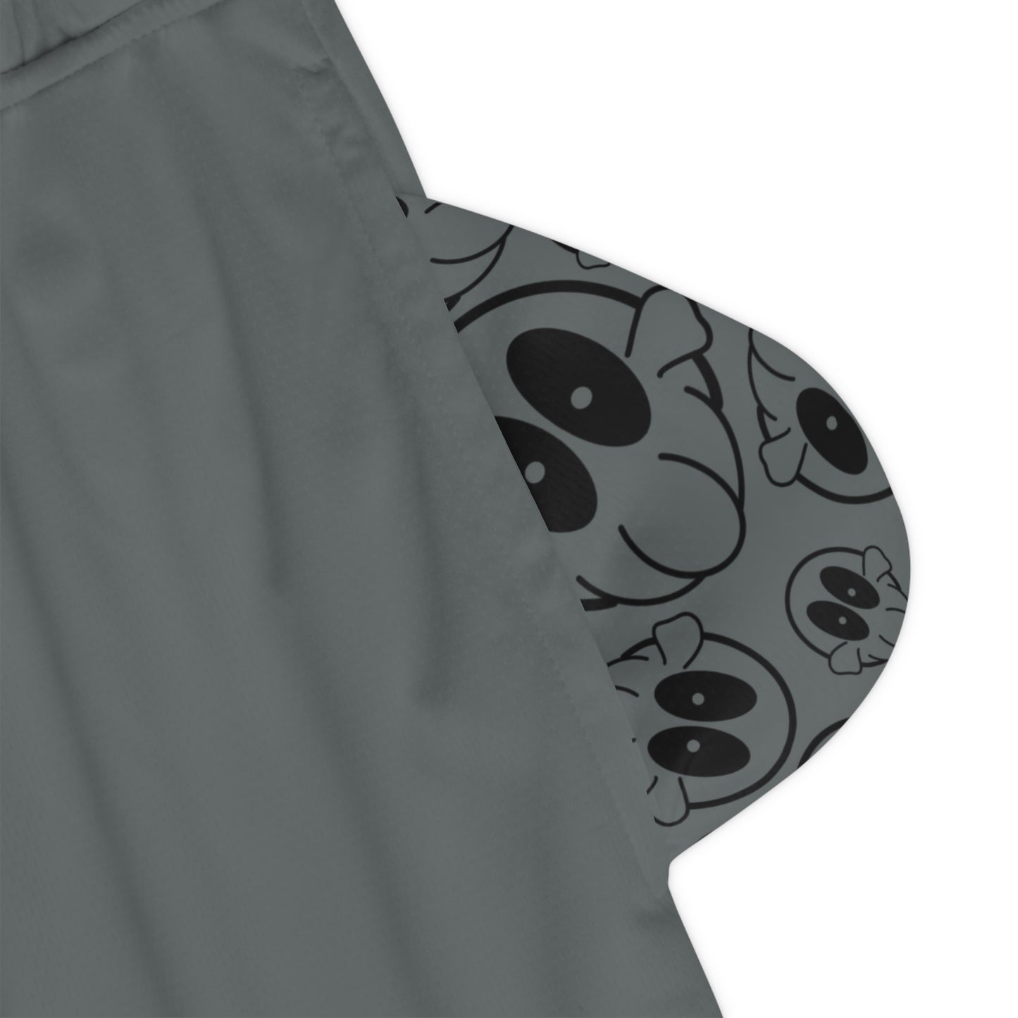 Basketball Rib Shorts - Lost October Peeking Deads (Grey)