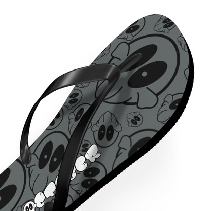 Flip Flops - AOP Deads (Grey)