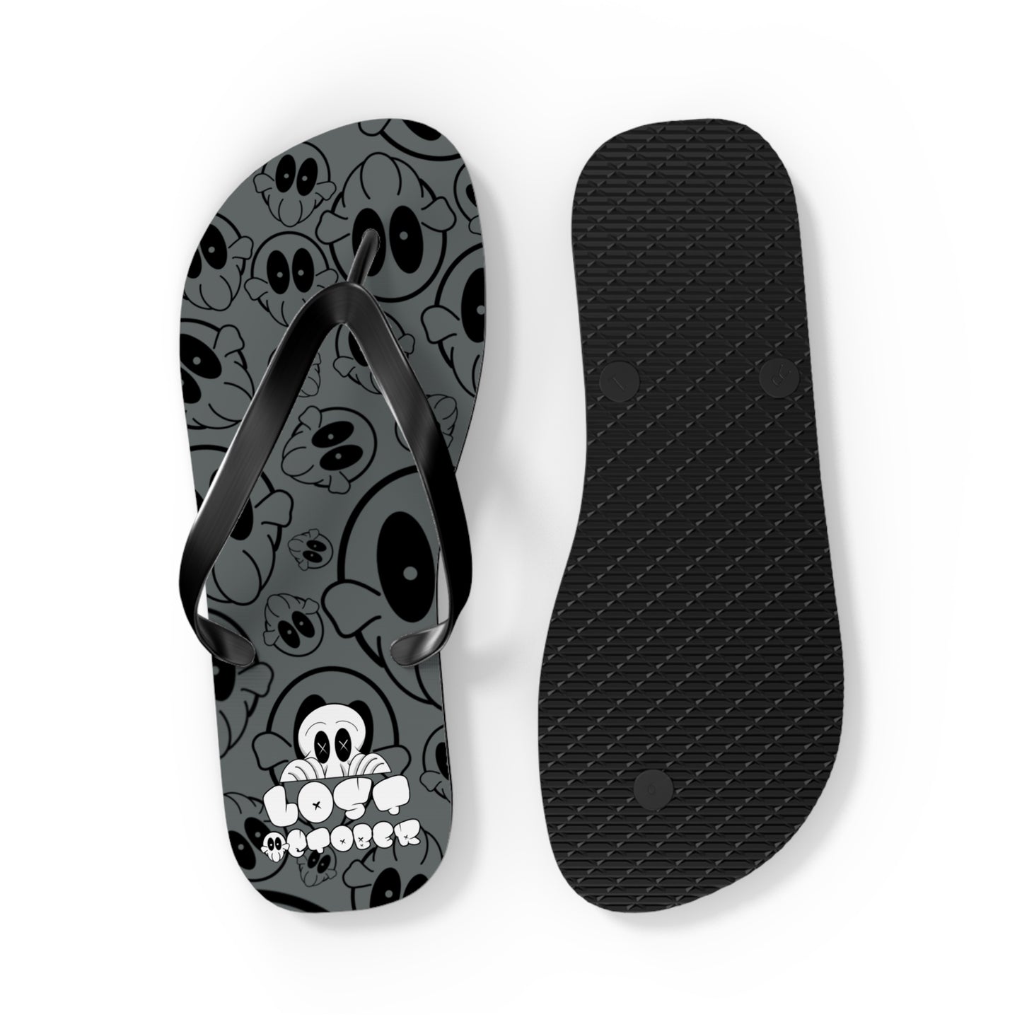 Flip Flops - AOP Deads (Grey)