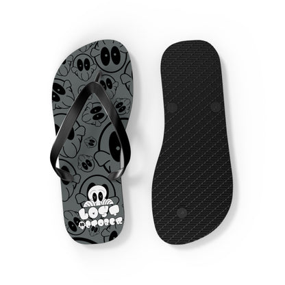 Flip Flops - AOP Deads (Grey)