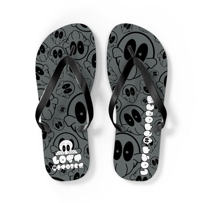 Flip Flops - AOP Deads (Grey)