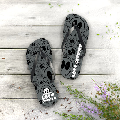 Flip Flops - AOP Deads (Grey)