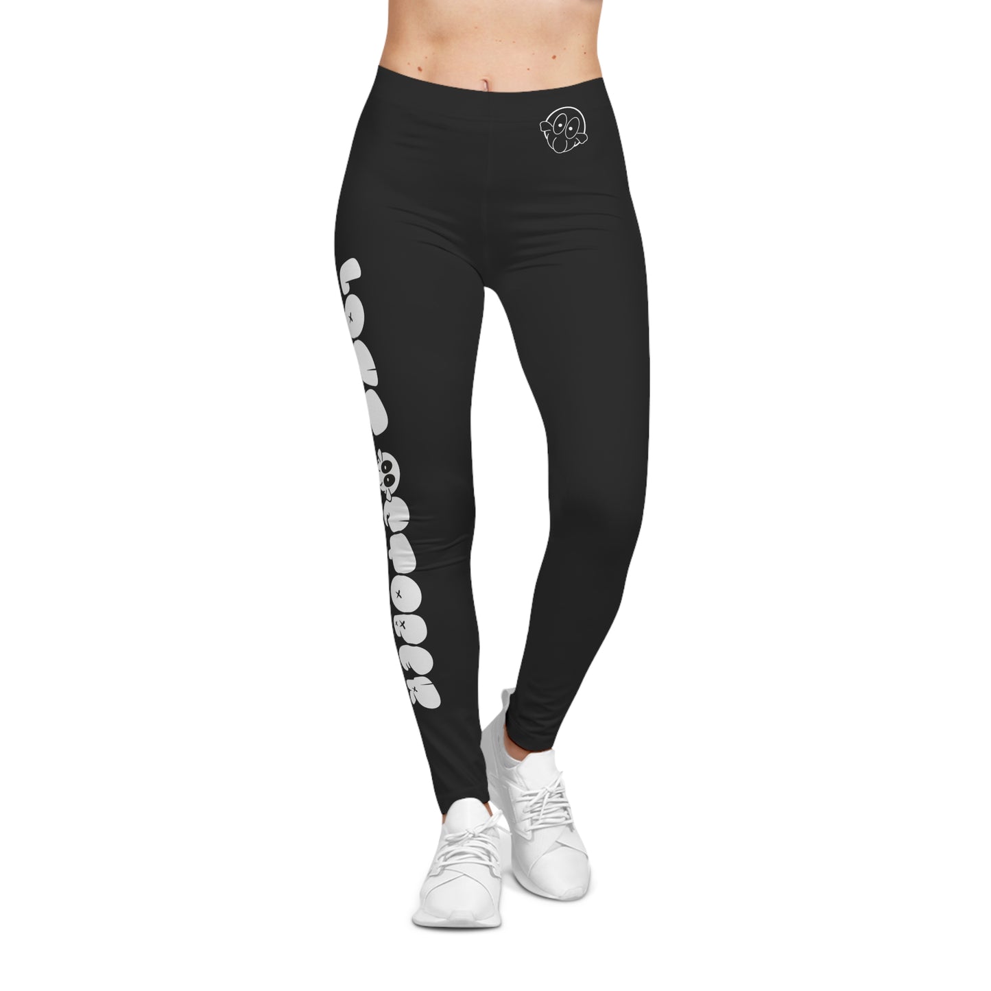 Women's Casual Leggings - Lost October Logo (Black)