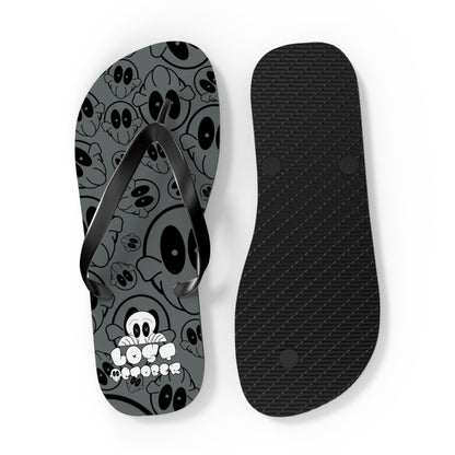 Flip Flops - AOP Deads (Grey)