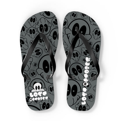 Flip Flops - AOP Deads (Grey)