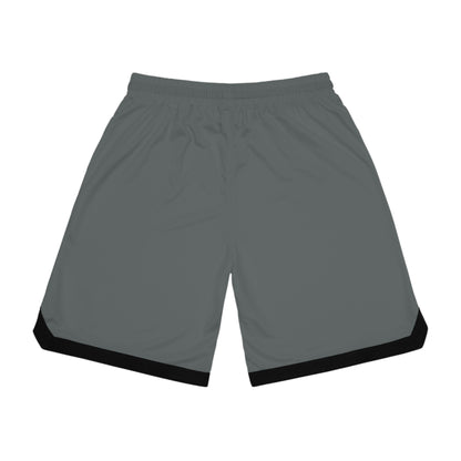 Basketball Rib Shorts - Lost October Peeking Deads (Grey)